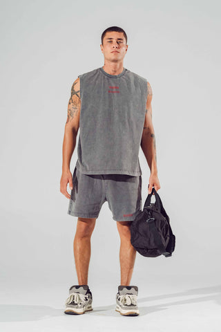 Never Sweat Solo Oversized Tank (Plain Back)