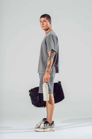 Never Sweat Solo Oversized Tee (Plain Back)