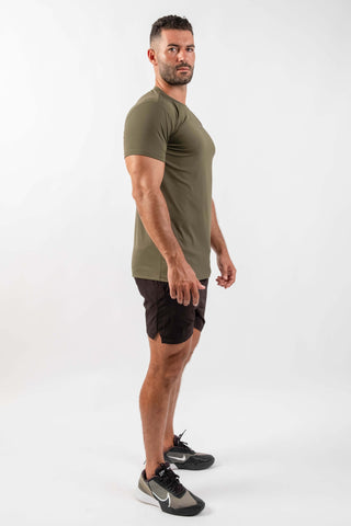 Essentials Performance T-Shirt (Olive Green)