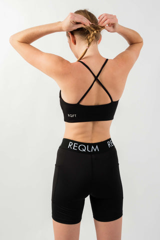 Essentials Performance Sports Bra (Black)